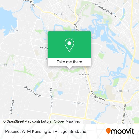 Precinct ATM Kensington Village map