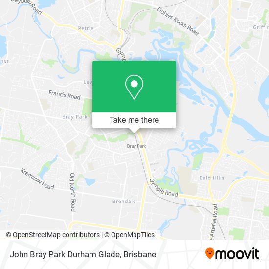 John Bray Park Durham Glade map