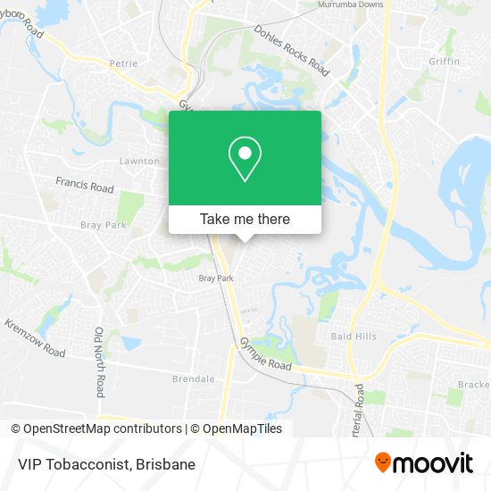VIP Tobacconist map