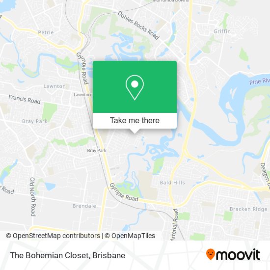The Bohemian Closet map