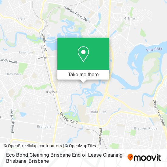 Eco Bond Cleaning Brisbane End of Lease Cleaning Brisbane map