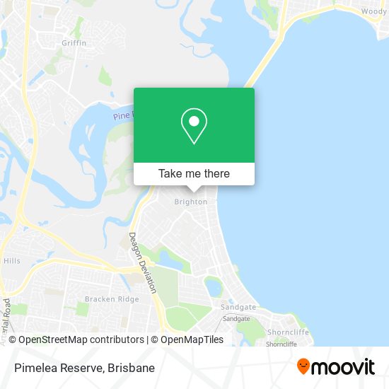 Pimelea Reserve map