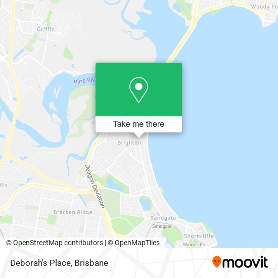 Deborah's Place map