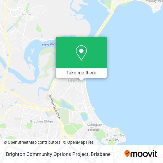 Brighton Community Options Project map