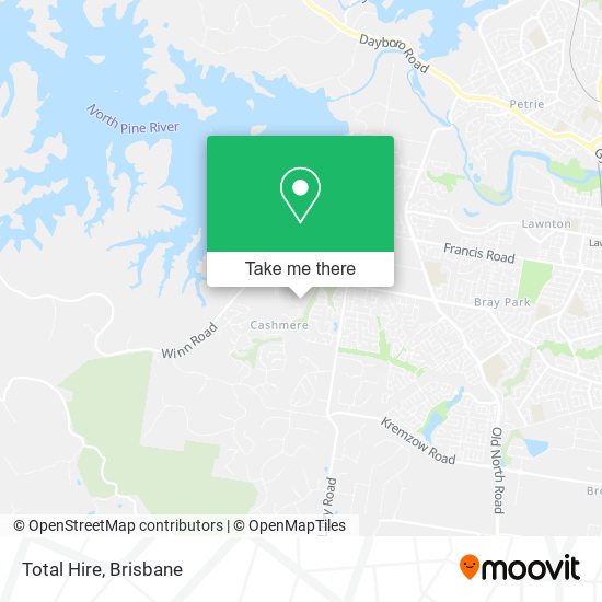 Total Hire map