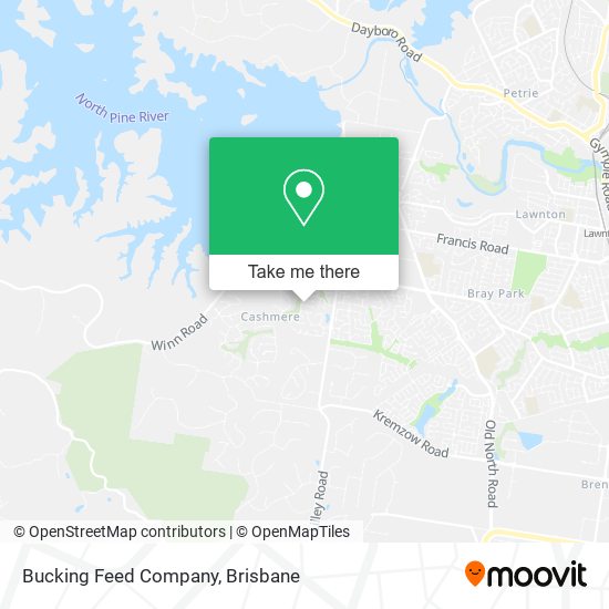 Bucking Feed Company map