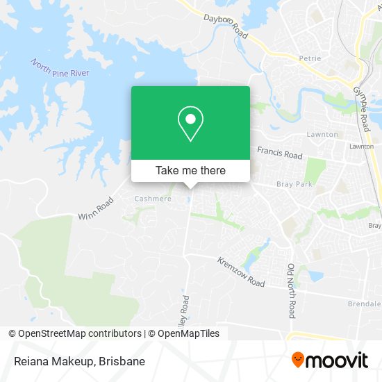 Reiana Makeup map