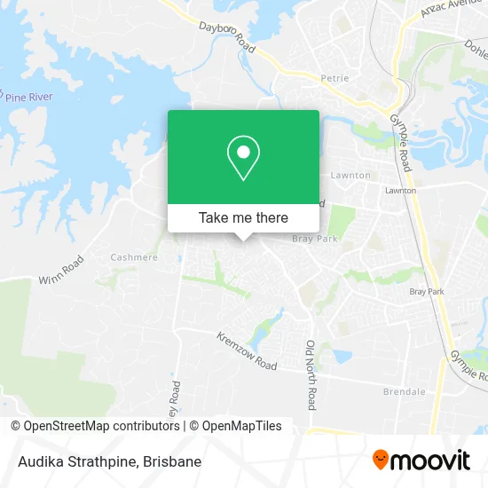 Mapa Audika Strathpine