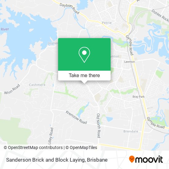 Sanderson Brick and Block Laying map