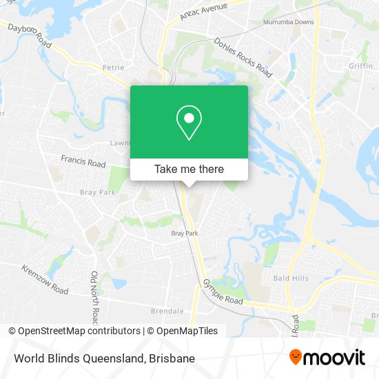 World Blinds Queensland map