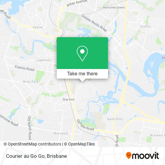 Courier au Go Go map