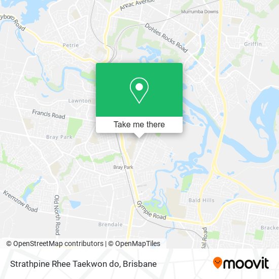 Strathpine Rhee Taekwon do map