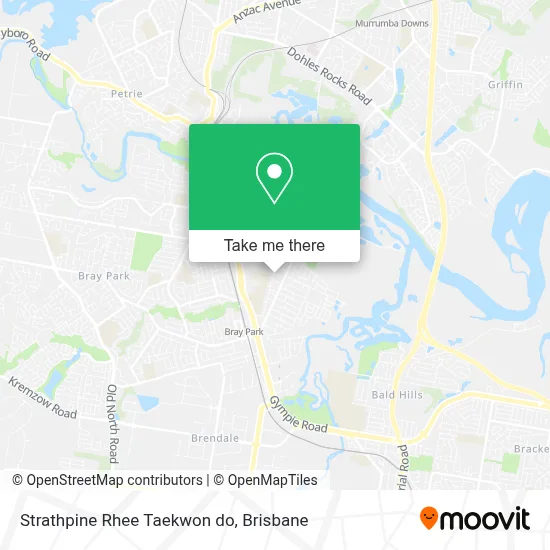 Strathpine Rhee Taekwon do map