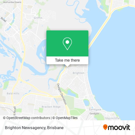 Brighton Newsagency map