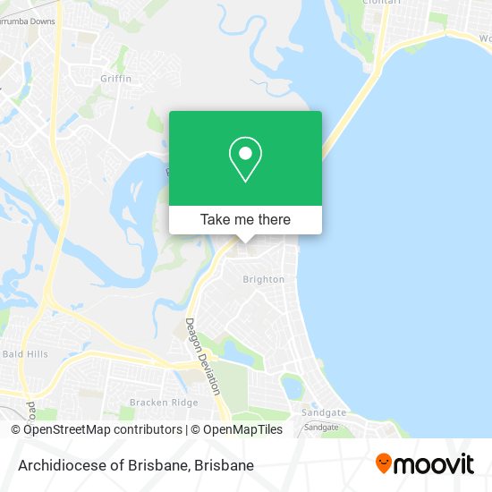 Archidiocese of Brisbane map