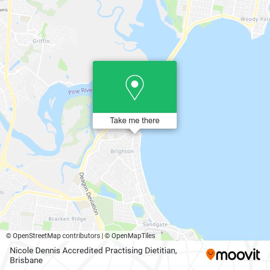 Nicole Dennis Accredited Practising Dietitian map