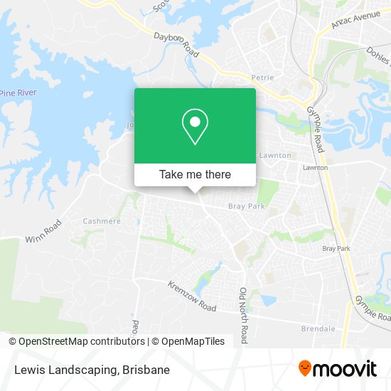 Mapa Lewis Landscaping