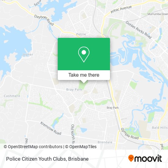 Police Citizen Youth Clubs map