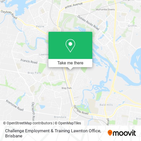 Challenge Employment & Training Lawnton Office map