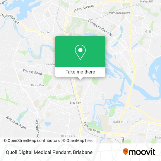 Quoll Digital Medical Pendant map