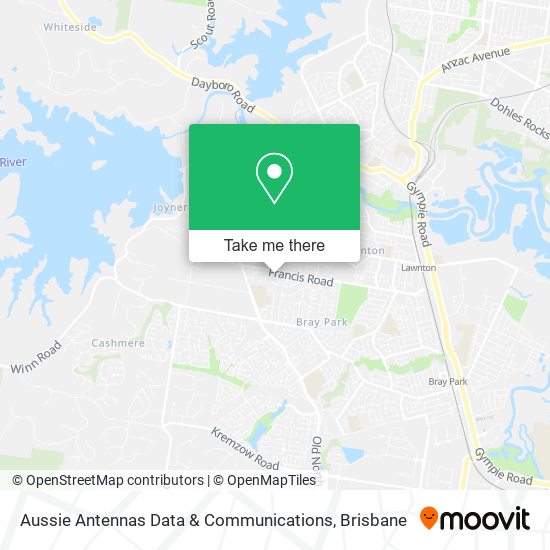 Aussie Antennas Data & Communications map