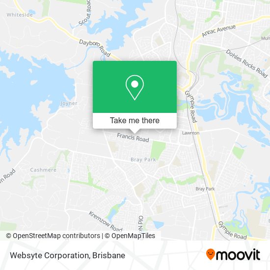 Websyte Corporation map