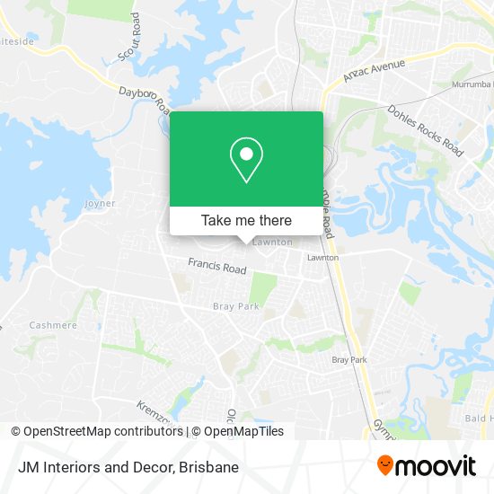 JM Interiors and Decor map