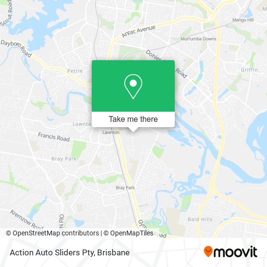 Action Auto Sliders Pty map