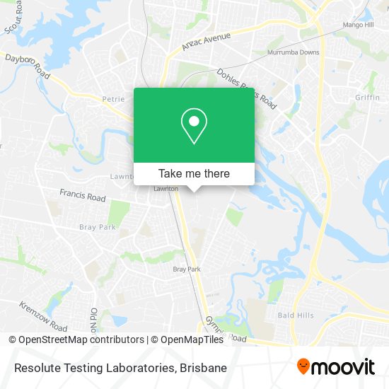 Resolute Testing Laboratories map