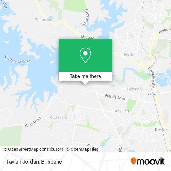 Taylah Jordan map