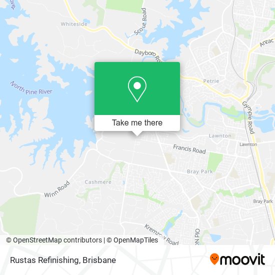 Rustas Refinishing map