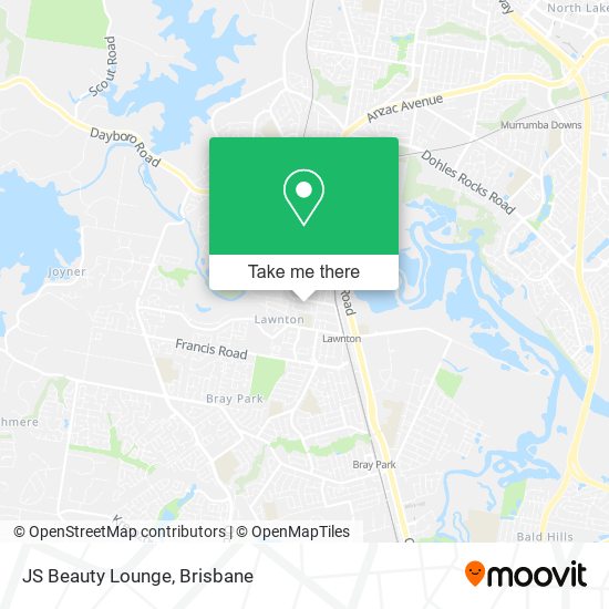 JS Beauty Lounge map