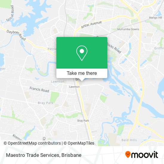 Maestro Trade Services map