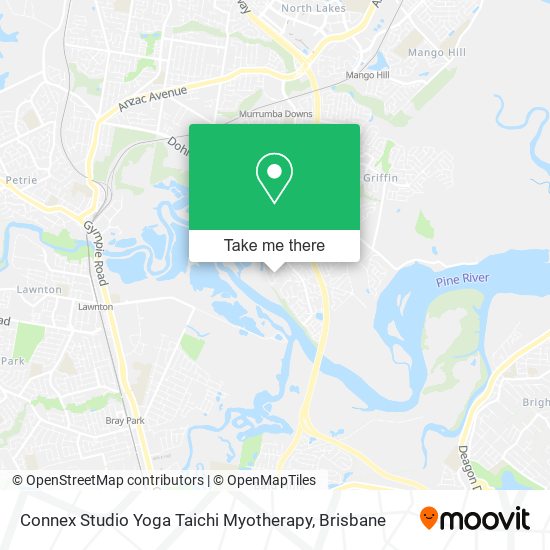 Connex Studio Yoga Taichi Myotherapy map