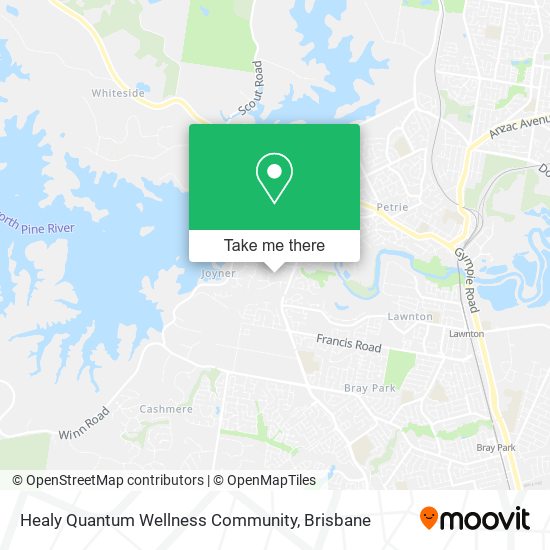 Healy Quantum Wellness Community map