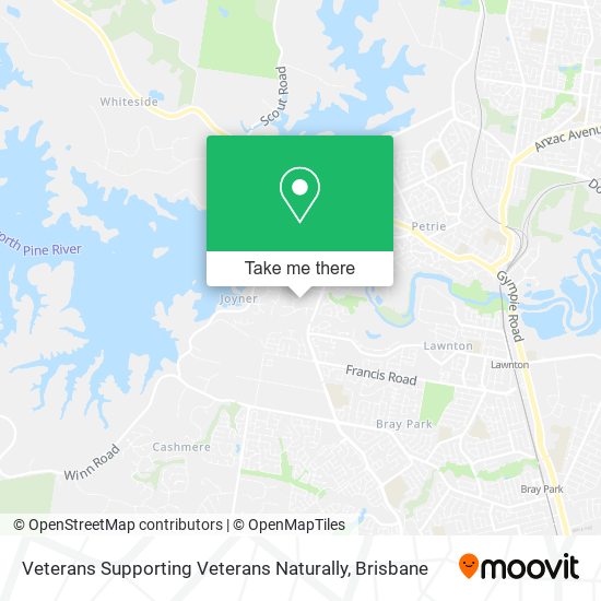 Veterans Supporting Veterans Naturally map