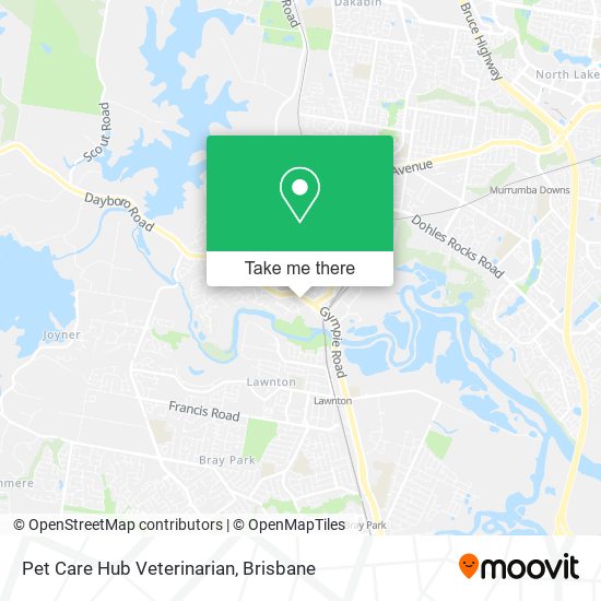 Pet Care Hub Veterinarian map