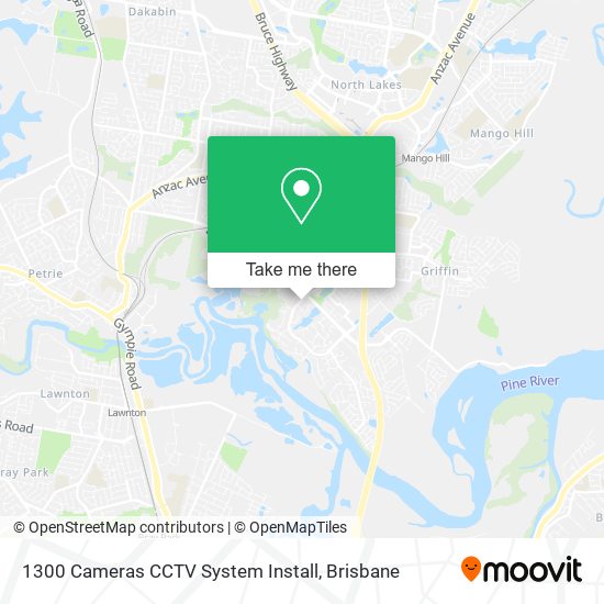 1300 Cameras CCTV System Install map