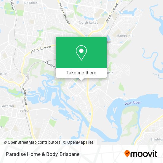Paradise Home & Body map