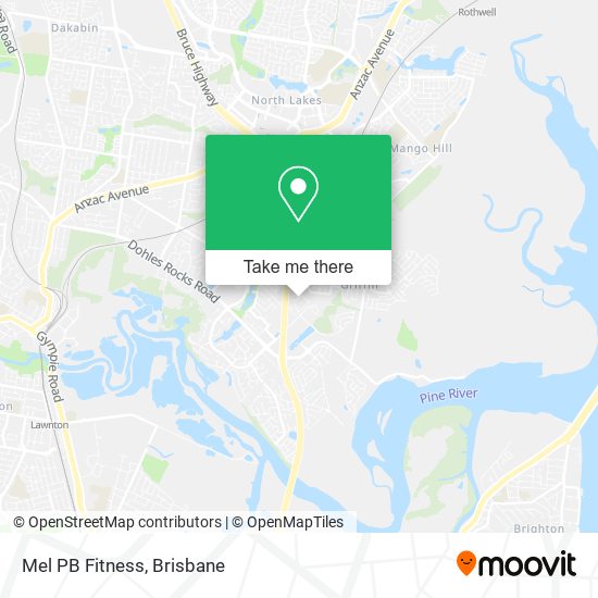 Mel PB Fitness map