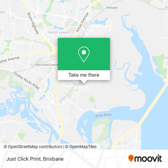 Just Click Print map
