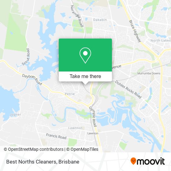 Mapa Best Norths Cleaners