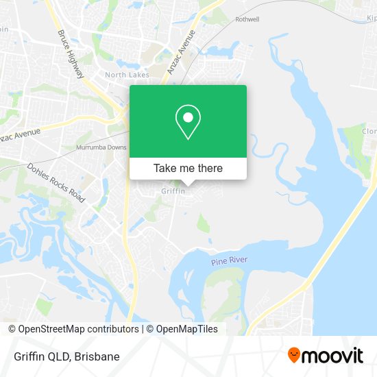 Griffin QLD map