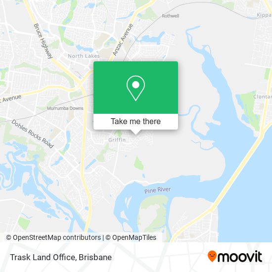 Trask Land Office map