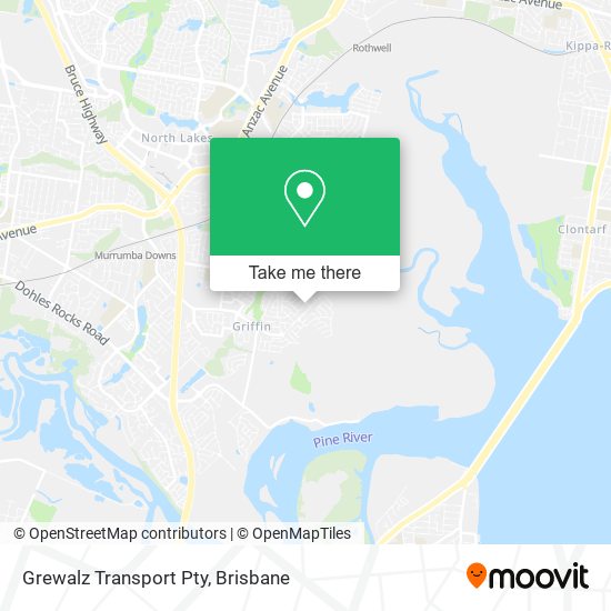 Grewalz Transport Pty map