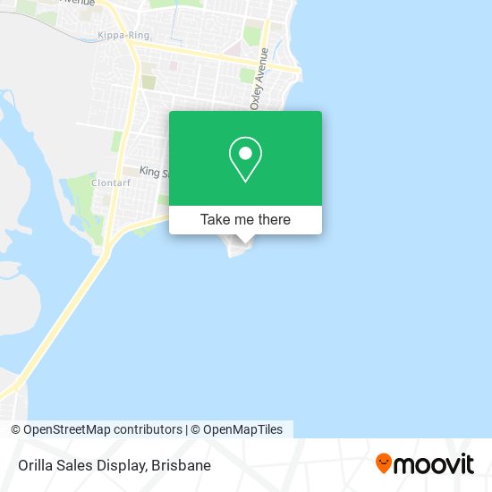 Orilla Sales Display map