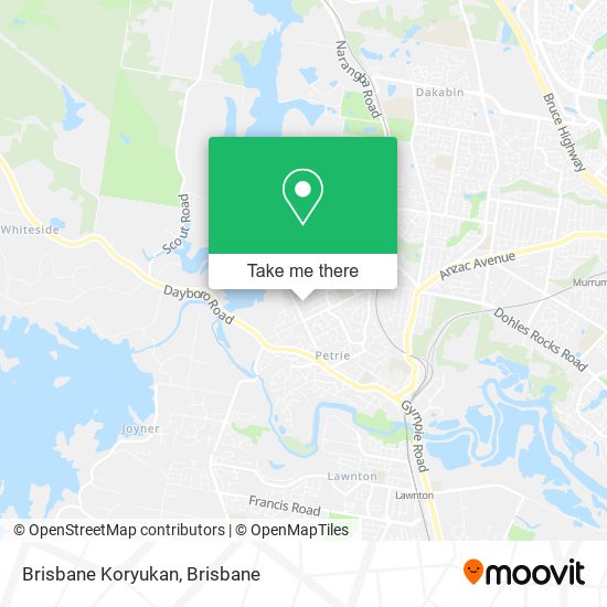 Mapa Brisbane Koryukan