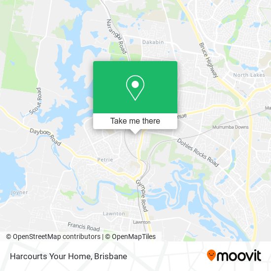 Harcourts Your Home map