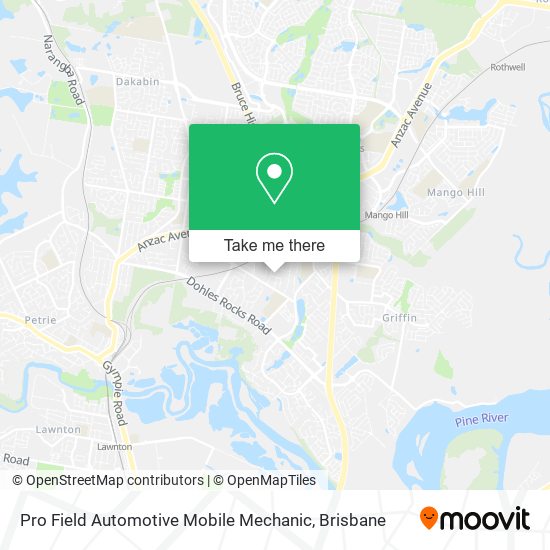 Pro Field Automotive Mobile Mechanic map