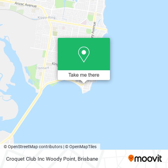 Croquet Club Inc Woody Point map